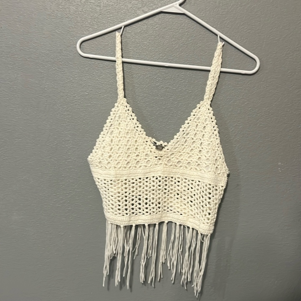Knotted crop top